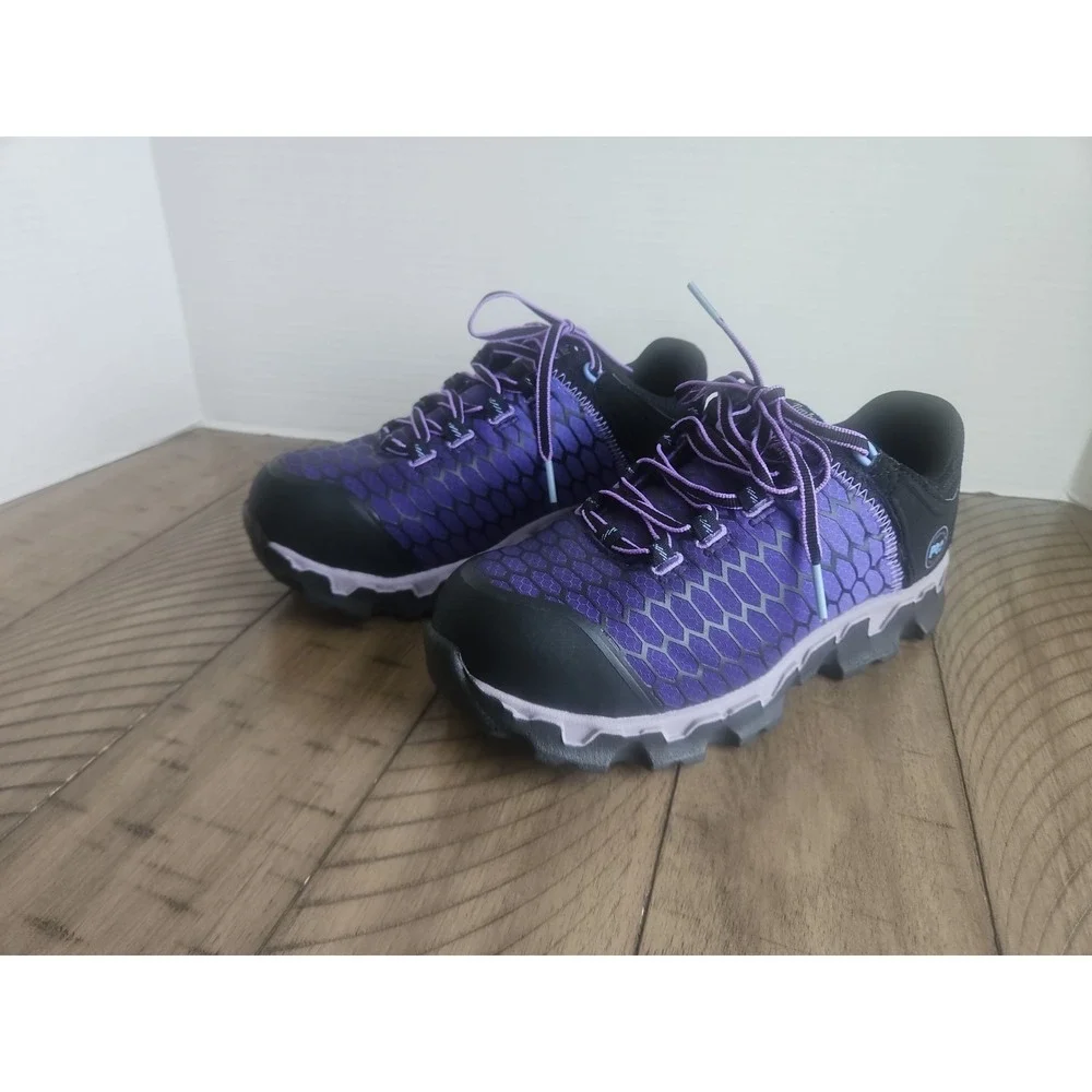 Timberland Pro Sneaker 7 Purple Powertrain Sport Alloy Toe Work Anti Fatigue SD+